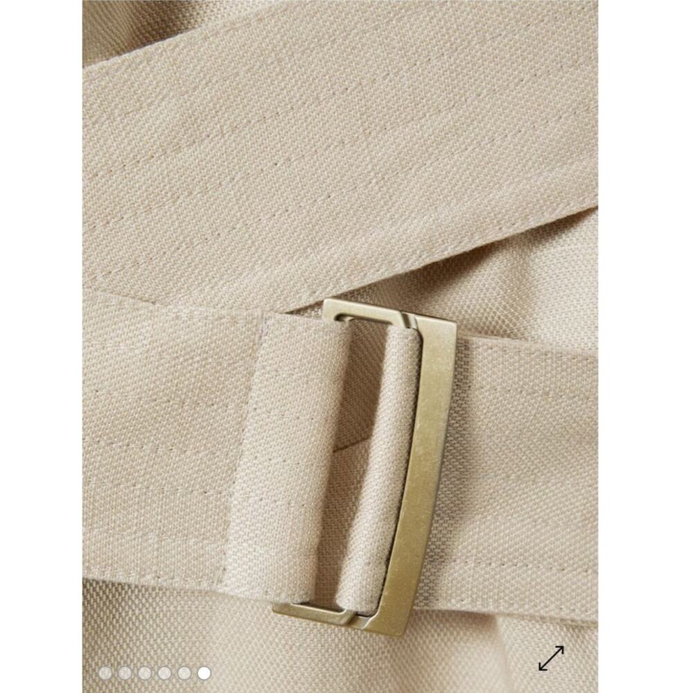 NWT: Reiss Ava Linen Blend Belted Midi Dress - Picture 6 of 11
